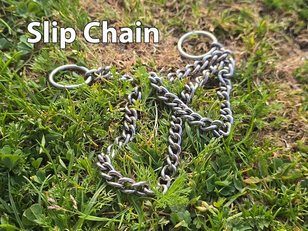 A slip chain (sometimes called a choke chain).
