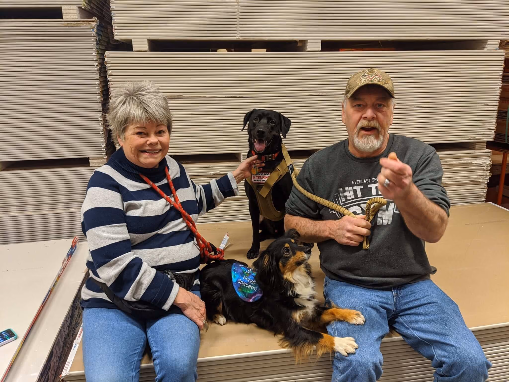 Happy Frankly Dog Training client family.